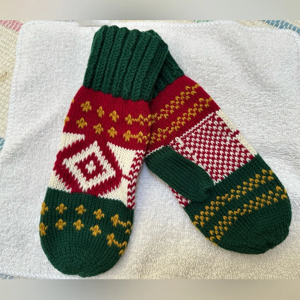 Vintage Kids Mittens